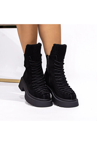 mei Γυναικείες Μπότες 3AD12 Μαύρες