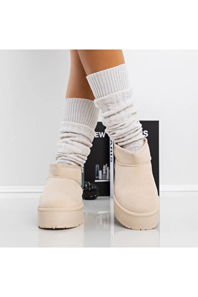 mei Дамски ботуши UG 3AGB8, светлобежови