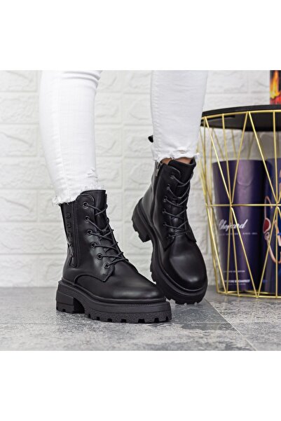 mei Γυναικείες Μπότες Πλατφόρμας 2WL300 Μαύρες