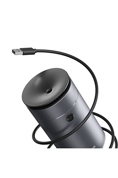 Baseus Car Humidifier, Time Aromatherapy Machine, Dark Gray, 75ml Tank, 6W
