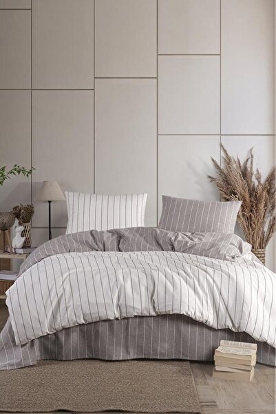 Çeyiz Diyarı Set de lenjerie de pat pentru pat dublu Efect bumbac 100% piese,...