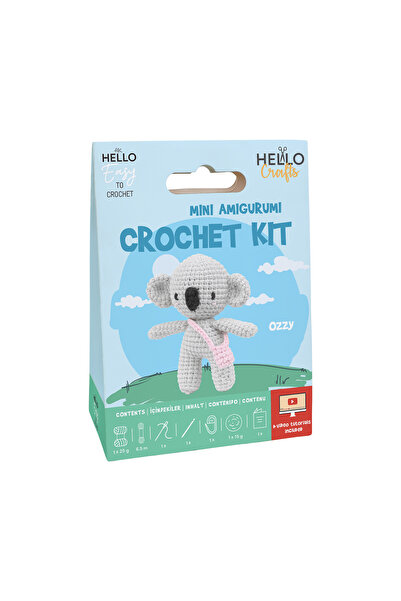 Hello طقم كروشيه أميجورومي صغير أوزي HCx129