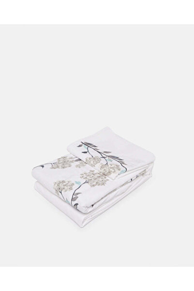 REDTAG White Embroidery Duvet Cover (King Size)