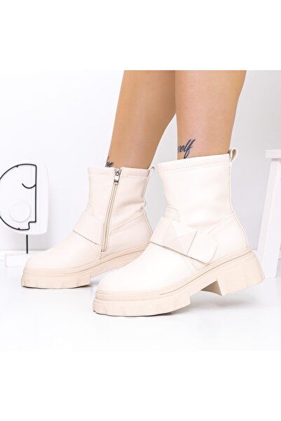 mei Γυναικείες Μπότες 3MX18 Μπεζ