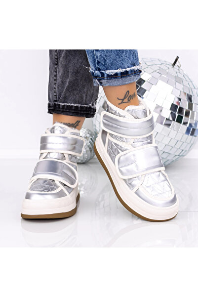 mei Γυναικείες Μπότες 3FLM6 Ασημί