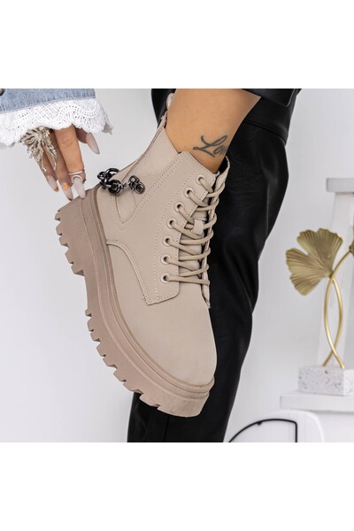 mei Women's Boots 3B16 Khaki