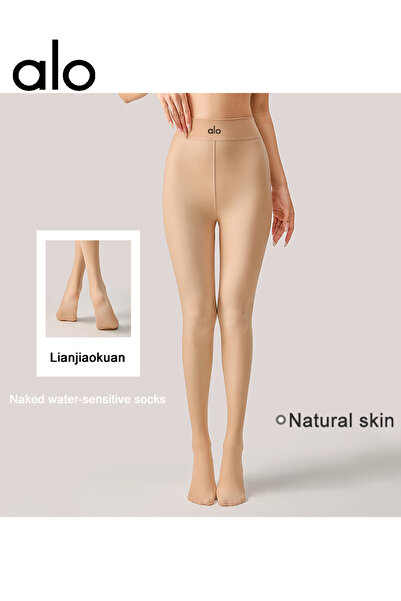 Alo autumn and winter water light warm stockings 200g thin velvet with feet (suitable for 10℃-20℃)