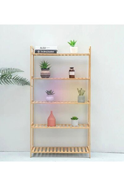 ArdaMarket 5Lİ RAF KİTAPLIK BANYO MUTFAK RAFI ORGANİZER 147X65X30