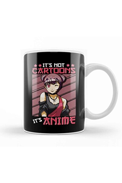 dekado Cute & Funny It S Not Cartoons It S Anime Mug Cup Porcelain