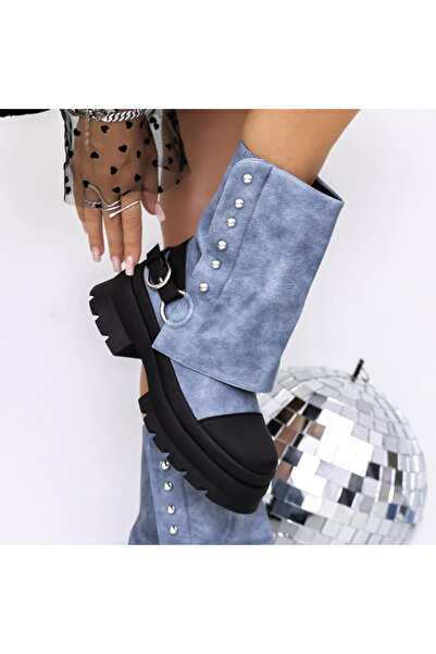 mei Γυναικείες Μπότες 3AD20 Μπλε