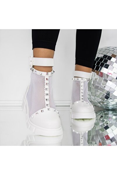 mei Women's Summer Boots 3H8 White