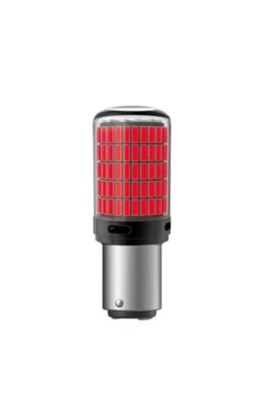 BZRSH LED Car Bulb BAY15D (1157/P21/5W), 144 SMD, Red, Dual Filament