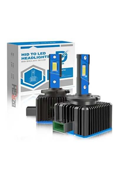 BZRSH Set 2 becuri LED D1S Canbus 100% HID-LED plug & play 35W/bec 10000LM 6500K