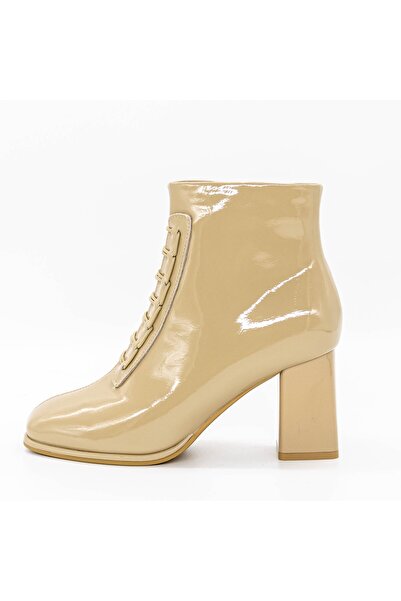 FORMAZIONE Γυναικεία Μποτάκια με Χοντρό Τακούνι 6612 Ροδακινί