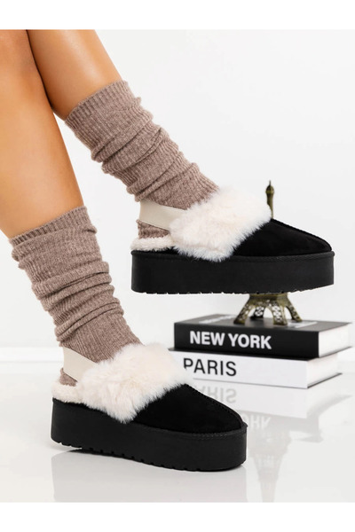 Tania Γυναικεία Τσόκαρα UG 6466 Μαύρα