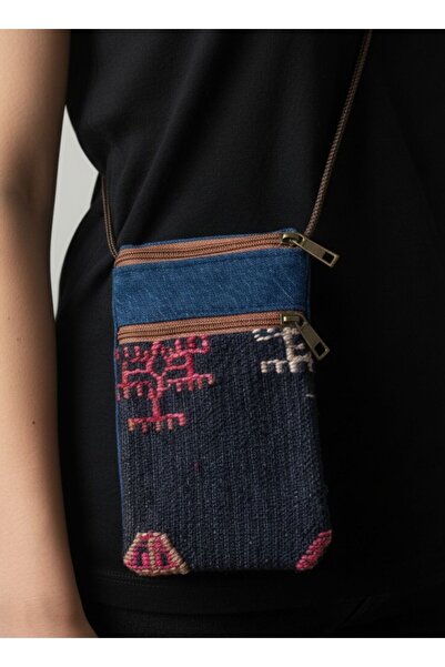 Talinhandmade Handwoven Fur Double Pocket Bag |   Ethnic Pattern Shoulder Bag