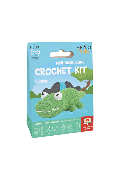 Hello طقم كروشيه أميجورومي صغير سنابر HCx104