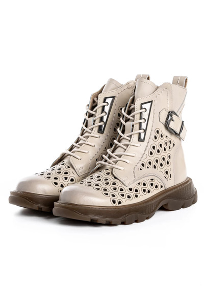 advancer Γυναικείες Καλοκαιρινές Μπότες 1935-1 Κρεμ