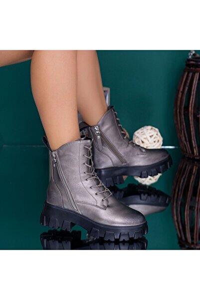 mei Women's Boots MX313 Guncolor