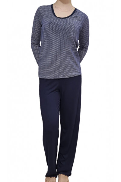 Ioana boutique Navy Cotton Pajamas