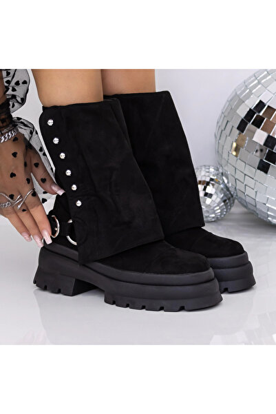 mei Дамски ботуши 3AD20 Черни