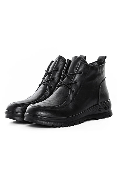 advancer Γυναικείες Μπότες από Γνήσιο Δέρμα 5853 Μαύρες