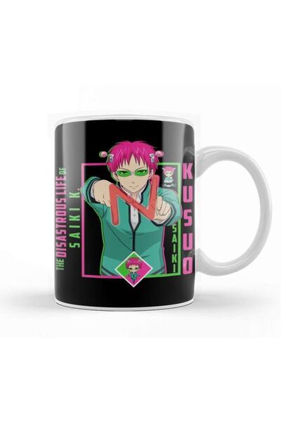 Generic Brand الحياة الكارثية لـ Saiki K Saiki Kusuo كوب زجاجي من البورسلين