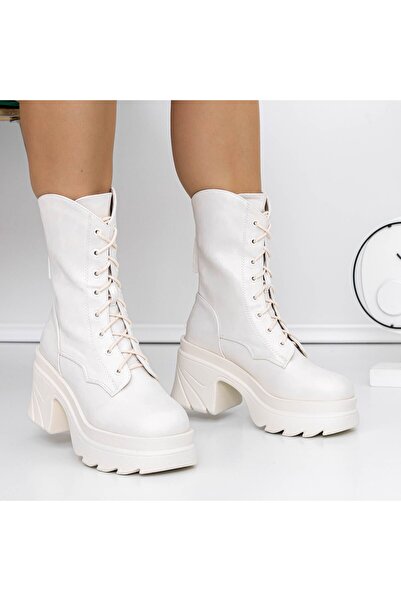 mei Γυναικείες Μπότες 3YL5 Μπεζ