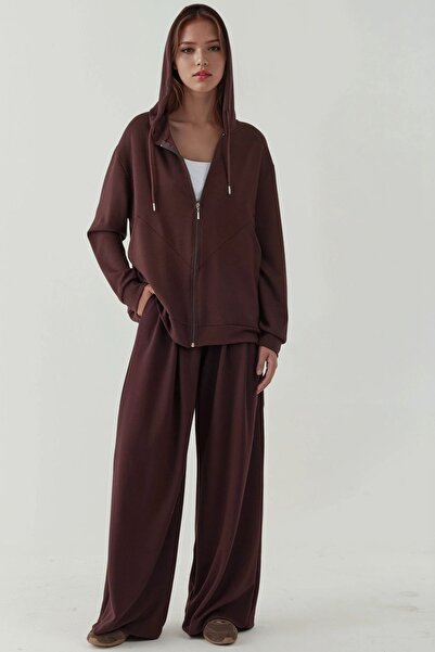 Hiccup Modal Touch Zippered Hooded Sweatshirt