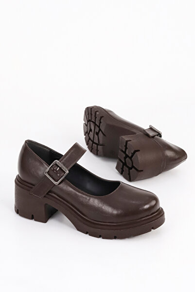 Mamito Ayakkabı JVL 708 Мокасини с каишка и ток