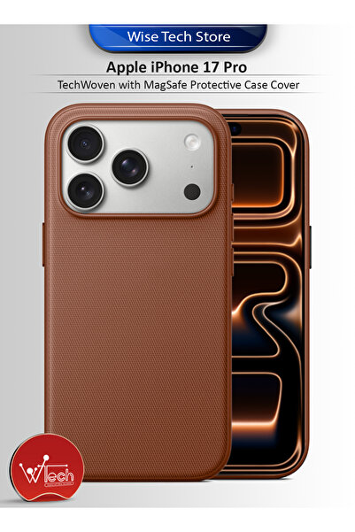 Wtech غطاء حماية تيك ووفِن مع ماج سيف لهاتف أبل آيفون 17 برو 5G 2025
