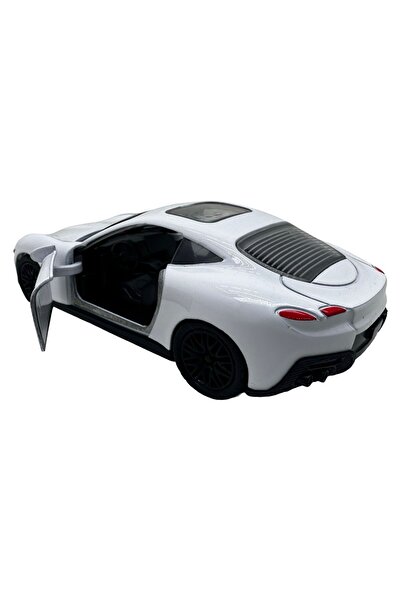 JPT 1:36 Scale White Mercedes Metal Model with Lights & Sound