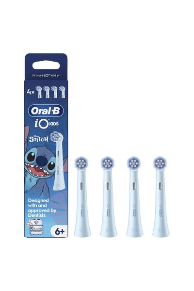 Oral-B iO Çocuk 6+ Stitch Diş Fırçası Yedek Başlığı 4 Adet