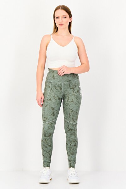 adidas Women Tight Fit Brand Logo Training Leggings, Sage Green