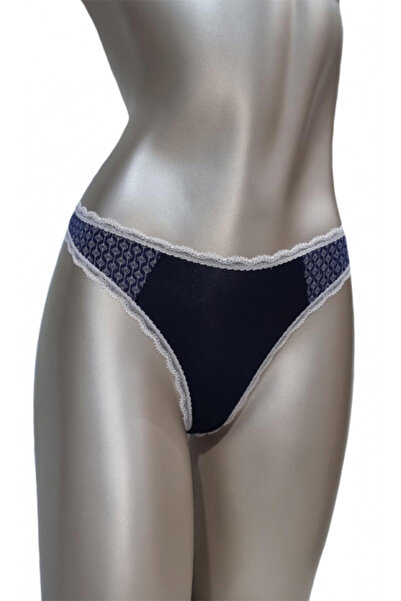 Ioana boutique Navy blue thong panty