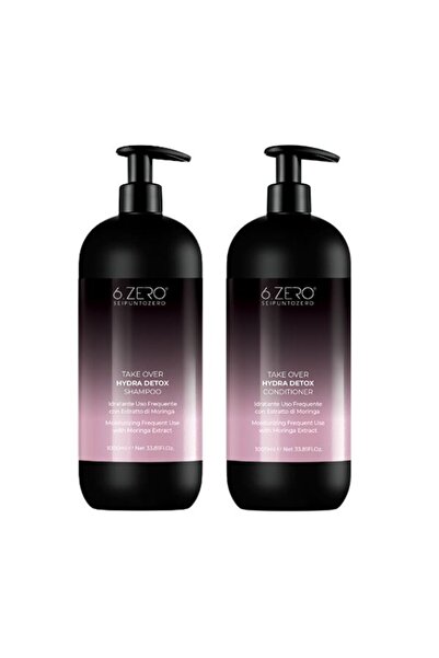 6.Zero HYDRA DETOX Shampoo + Conditioner Set 1000 ml + 1000 ml (Hydration & Detox)