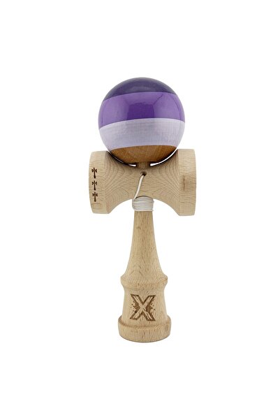 Nomarks Kendama X Original (Flippy) - Professional, Big Cups V2, Super Sticky, Purple/Lilac