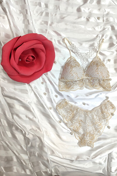 AYSEMİN TEKSTİL Fantazi Dantel sütyen kilot takım