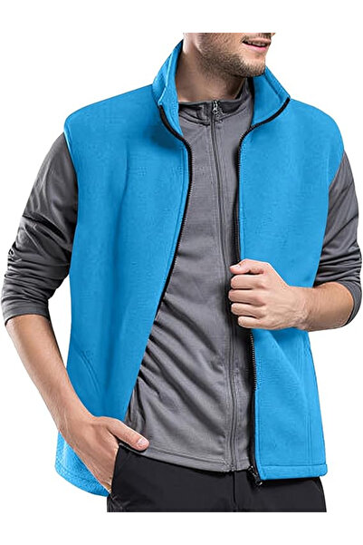 OEM Lightweight, breathable vest with zipper and pockets for outdoor activities XL