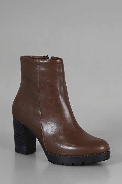 GİNZA SHOES حذاء STR 700 ذو كعب سميك وسحاب