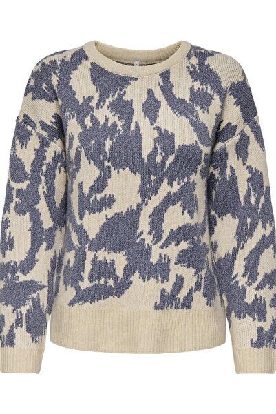 ONLY Gigi Ls Glitter O-Neck Women's Knitwear Sweater – Sparkling Crew Neck