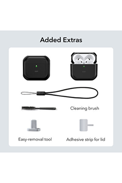 ESR Compatible with AirPods 4 (2024), Halolock Orbit Hybrid Magsafe Case