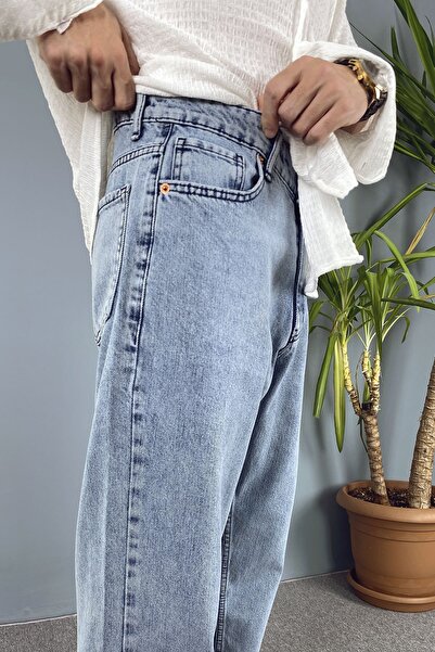 Alışveriş Sokağı Blue Jean - Denim Trousers Regular Fit Comfortable Cut