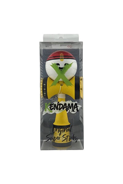 Kendama X Original Professional Flippy Big Cups V2 Super Sticky, Yellow Handle