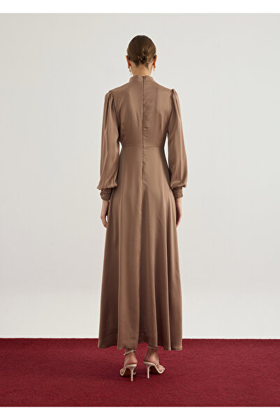Birgül Bektaş Dark Mink Elena Dress
