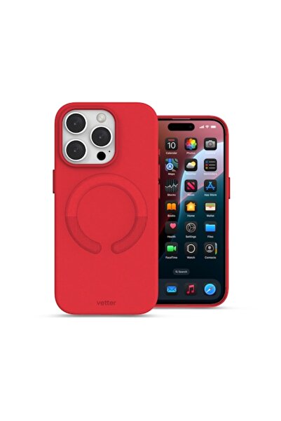 Vetter Husă pentru iPhone 16 Pro Max, piele vegană cu clipsare, compatibilă c...
