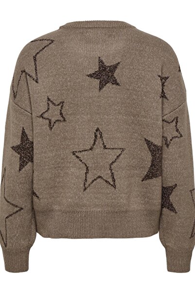 ONLY Rosie Ls O-Neck Glitter Women's Knitwear Sweater – Sparkling Crew Neck
