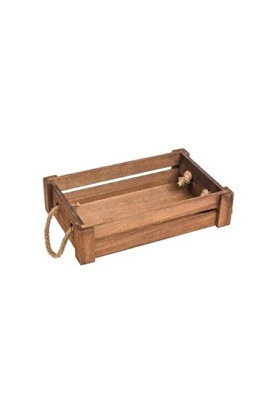 OEM Decorative Wooden Box with Rope Handles 31x19.5x7.5cm