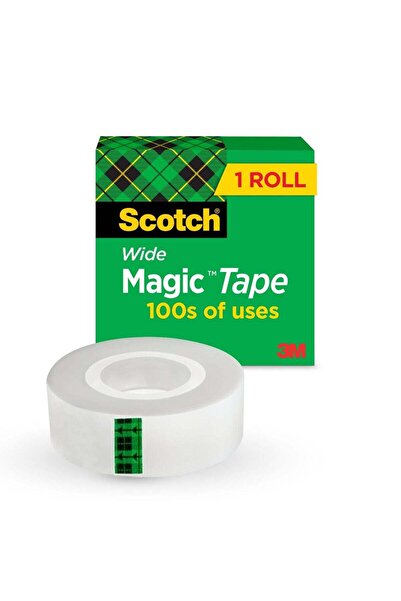 Scotch Magic Tape – 1/2 × 1296 Inches (12 mm × 33 m), Invisible Finish, Boxed