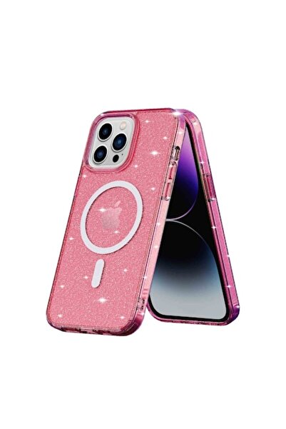 Vetter Carcasă MagSafe Soft Pro cu sclipici, compatibilă cu iPhone 14 Pro Max...